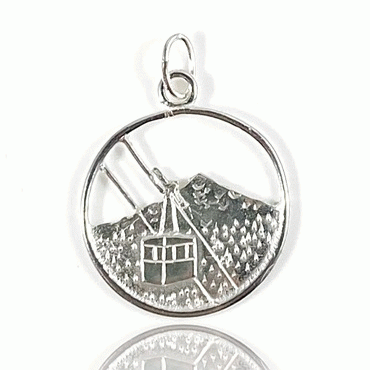 Pendant Gaustatopp nr. 2 in silver