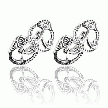 Cufflinks No. 12, oxidized