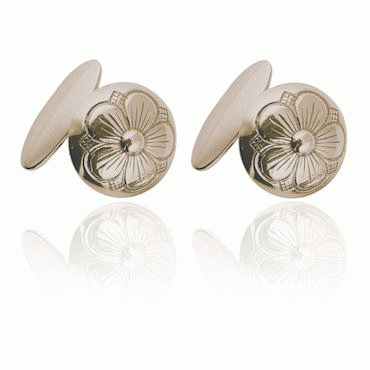 Arm buttons no. 15 brass