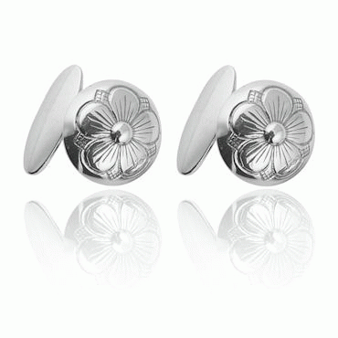 Arm buttons no. 15 oxidized