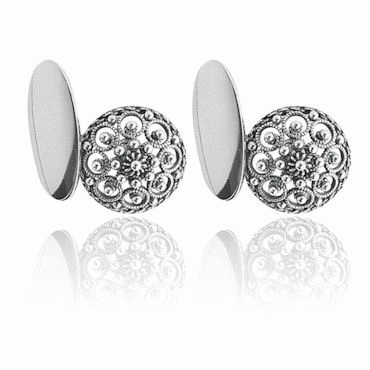 Arm buttons no. 16 oxidized