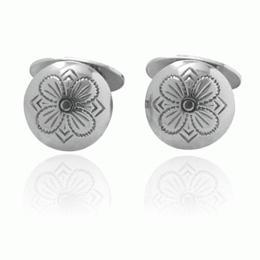 Cufflinks No. 35, oxidized