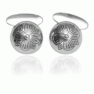 Cufflinks No. 36, oxidized