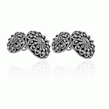 Cufflinks No. 37 double, oxidized