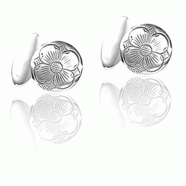 Cufflinks No. 57, oxidized