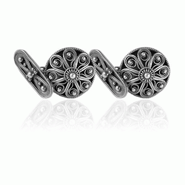 Cufflinks No. 72, oxidized