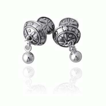 Cufflinks Troms with pendant, oxidized
