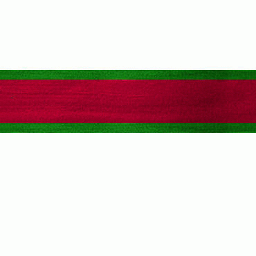 Belt red and green fabric