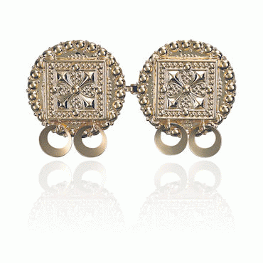 Belt buckles no. 4 gold plated