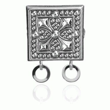 Beltestøl no. 1 with small rings oxidized