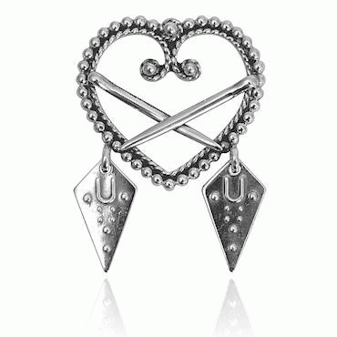 belt plaque No. 12, oxidized