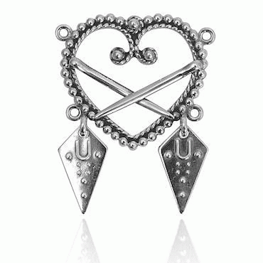 belt plaque No. 13, oxidized