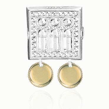 Beltestøl no. 2 with bowls light gold plated