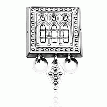 belt plaque No. 20, oxidized