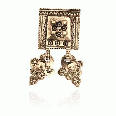 belt plaque No. 6 brass