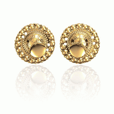 Drill bit no. 1 simple gold plated