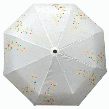 Bunad umbrella Bergen white