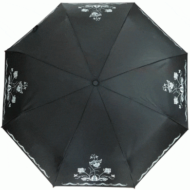 Bunad umbrella Follo black