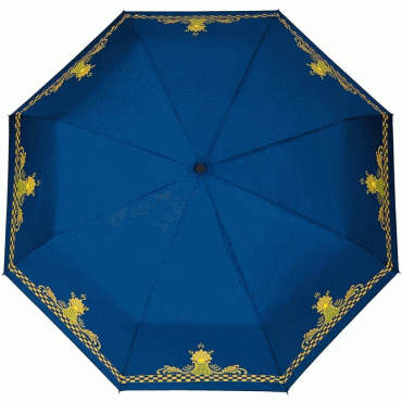 Bunad umbrella Romerike blue