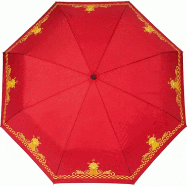 Bunad umbrella Romerike red