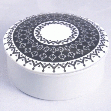 Bunad jewelry box small tradition black