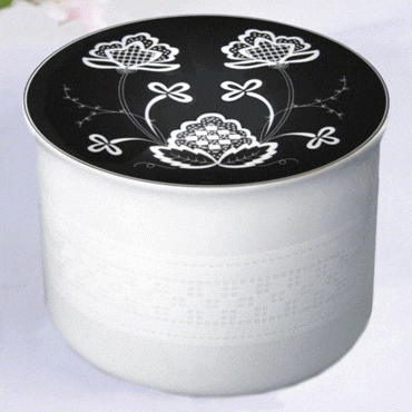 Bunad jewelry box large Follo black