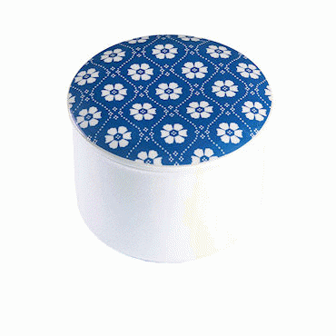 Bunad jewelry box large Trøndelag blue