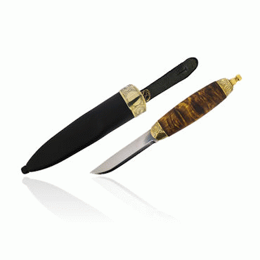 Ladies knife No. 8 gold plated
