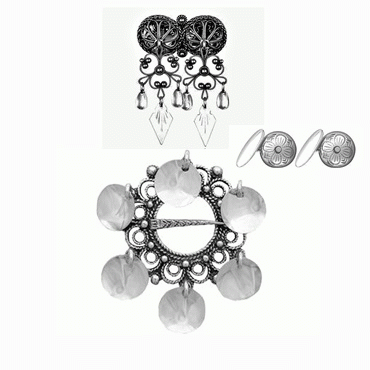 Bunadsilver package Dovre no. 1