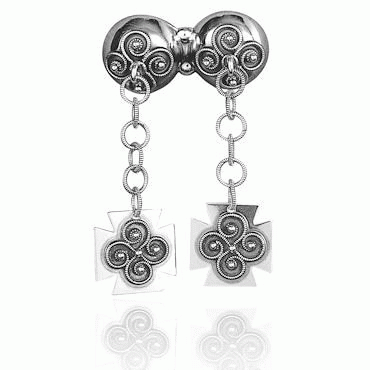 Neck pin No. 28, oxidized