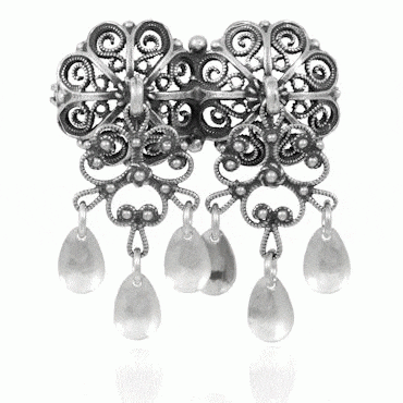 Neck pin No. 64, oxidized