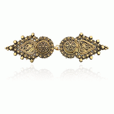 fastenerss No. 12 old gold plated