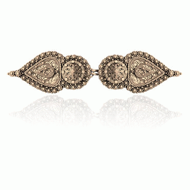 fasteners No. 20 old gold plated