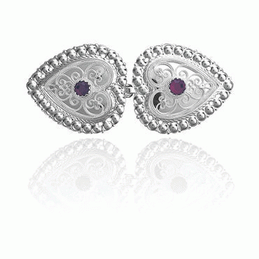 Hook no. 6 small with red stone light