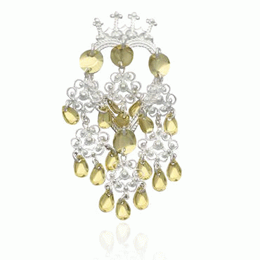 Heart Sølje No. 25, gilded and gold plated