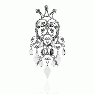 Heart Sølje No. 32, oxidized