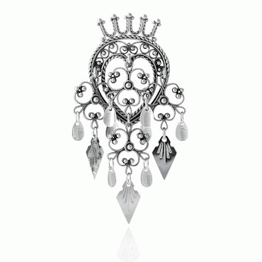 Heart Sølje No. 6, oxidized