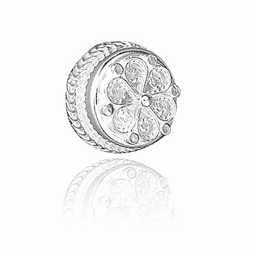 Holland button small light molded