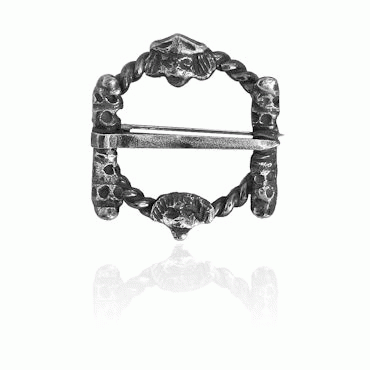 Horn ring No. 4 children, oxidized