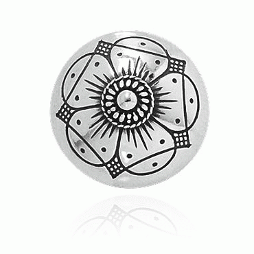 Button No. 6 with bottom large