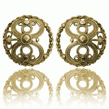 Eyelets No. 5 old gold plated