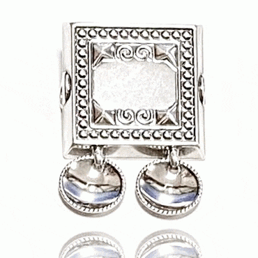 Name plaque No. 30, oxidized