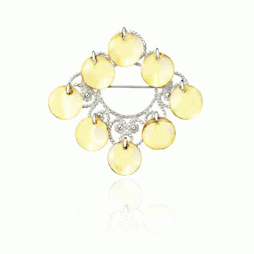 Nordlandssølje No. 5, gilded and gold plated