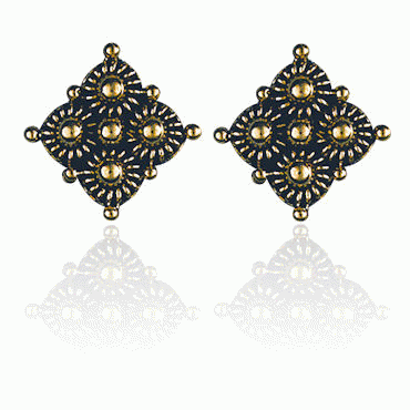 Earring No. 16 old gold plated