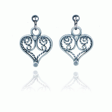 Earring No. 22, oxidized