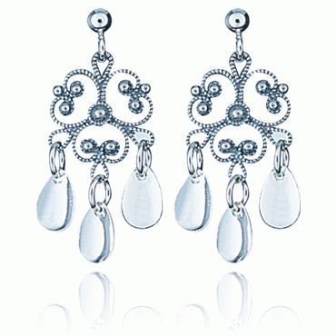 Earring No. 5, oxidized