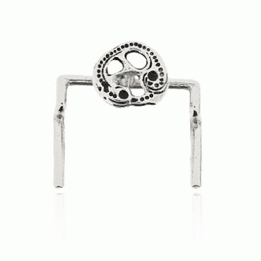 Suspension for knife and key, oxidized