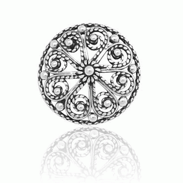 Seed button No. 3, oxidized