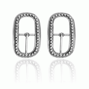 Shoe buckles No. 16, oxidized