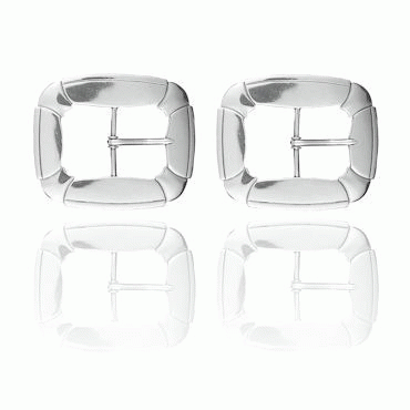 Shoe buckles no. 3 oxidized